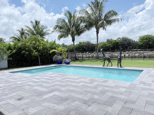 8803 Skyward St, Boca Raton, FL 33496 - view of swimming pool featuring a patio area