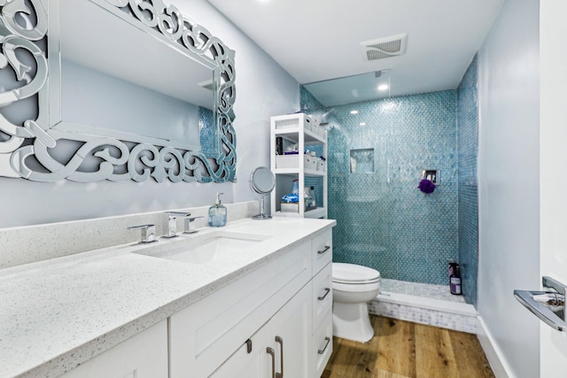 200 E Royal Palm Rd Unit 3040, Boca Raton, FL 33432 - full bath with toilet, walk in shower, wood finished floors, and vanity
