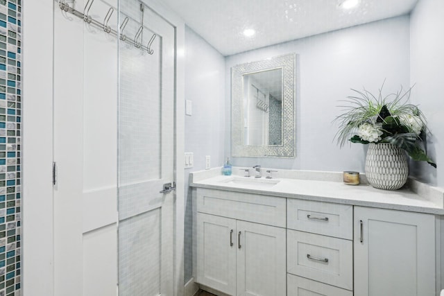 200 E Royal Palm Rd Unit 3040, Boca Raton, FL 33432 - bathroom featuring vanity and recessed lighting
