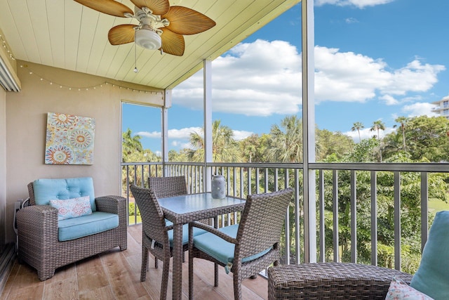 200 E Royal Palm Rd Unit 3040, Boca Raton, FL 33432 - sunroom / solarium with a ceiling fan