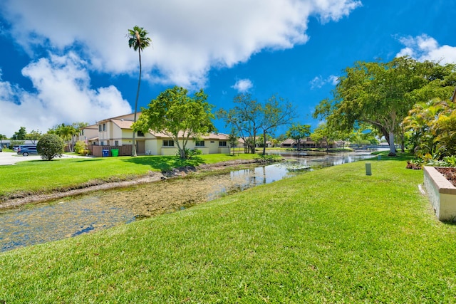 10650 NW 30th Pl Unit 1, Sunrise, FL 33322 - view of green lawn with a water view