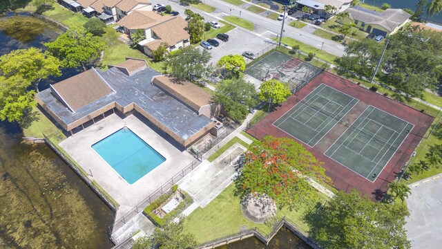 10650 NW 30th Pl Unit 1, Sunrise, FL 33322 - drone / aerial view of a pool