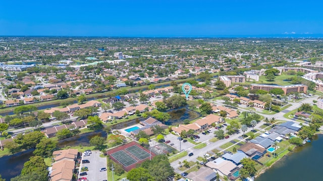 10650 NW 30th Pl Unit 1, Sunrise, FL 33322 - aerial view of property and surrounding area featuring a nearby body of water