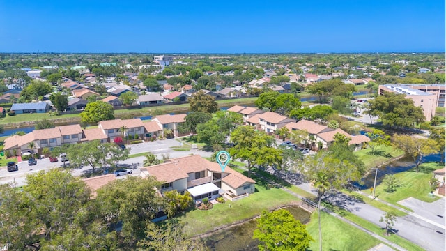 10650 NW 30th Pl Unit 1, Sunrise, FL 33322 - aerial view of property and surrounding area featuring nearby suburban area