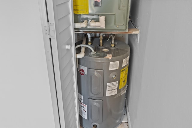 300 NW 30th Ct Unit 202, Pompano Beach, FL 33064 - utility room with water heater