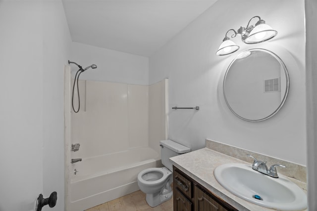 300 NW 30th Ct Unit 202, Pompano Beach, FL 33064 - full bathroom featuring vanity, toilet, and tub / shower combination