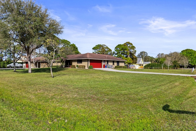 15180 69th Dr N, Palm Beach Gardens, FL 33418 - ranch-style home featuring driveway, an attached garage, and a front lawn