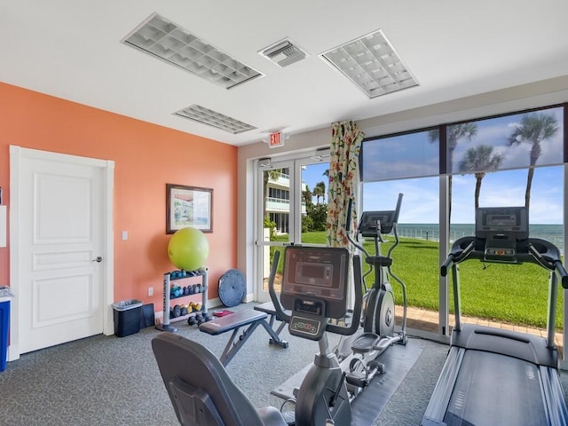 3554 Ocean Dr Unit 202, Vero Beach, FL 32963 - view of exercise area