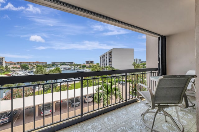 2697 N Ocean Blvd Unit 407-F, Boca Raton, FL 33431 - balcony featuring a city view
