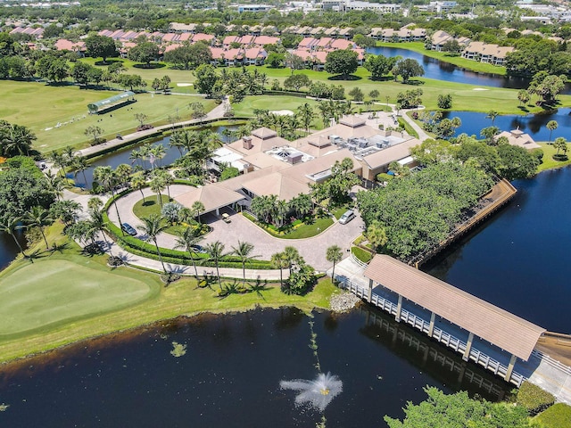 17187 Bay St, Jupiter, FL 33477 - aerial view of property's location with nearby suburban area, a golf club, and a nearby body of water