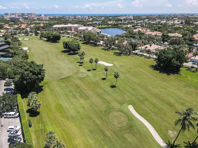 17187 Bay St, Jupiter, FL 33477 - drone / aerial view of a golf club and a nearby body of water