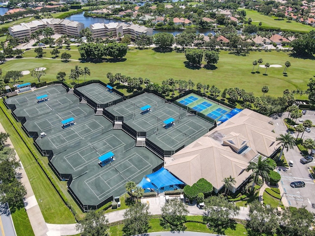 17187 Bay St, Jupiter, FL 33477 - drone / aerial view of a golf course and a large body of water