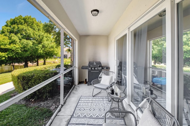 4838 Palmbrooke Cir, West Palm Beach, FL 33417 - balcony featuring grilling area