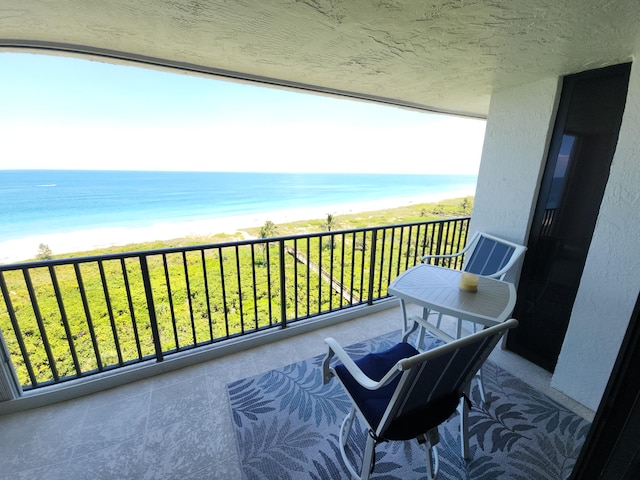 3120 N A1A Unit 1004, Hutchinson Island, FL 34949 - balcony with view of water and beach