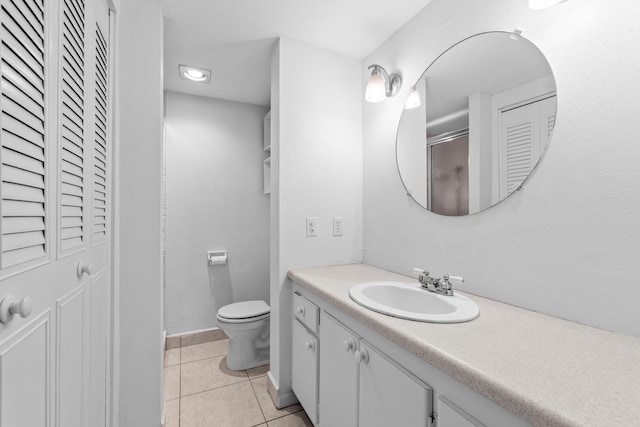 250 NE 20th St Unit 1220, Boca Raton, FL 33431 - full bath featuring a closet, vanity, tile patterned floors, and toilet
