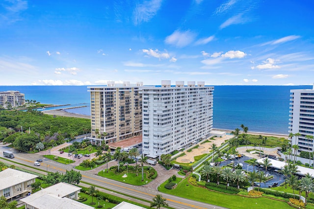 1180 S Ocean Blvd Unit 7B, Boca Raton, FL 33432 - bird's eye view of a large body of water and apartment complex