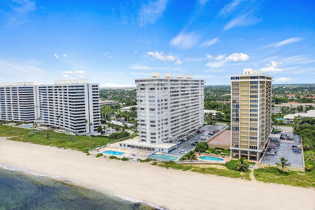 1180 S Ocean Blvd Unit 7B, Boca Raton, FL 33432 - view of urban area with a pool