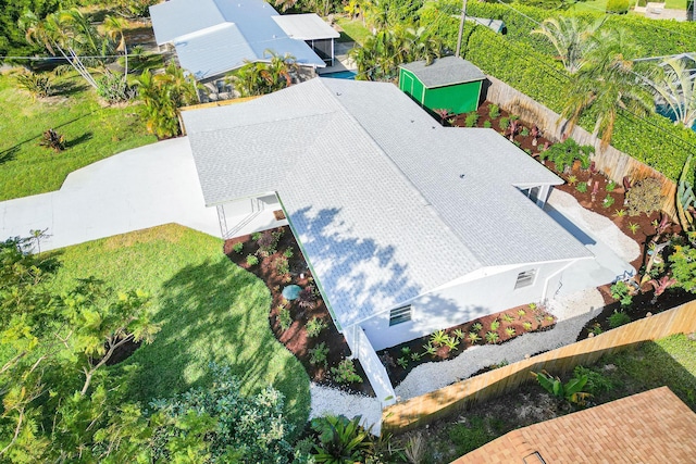 view of subject property