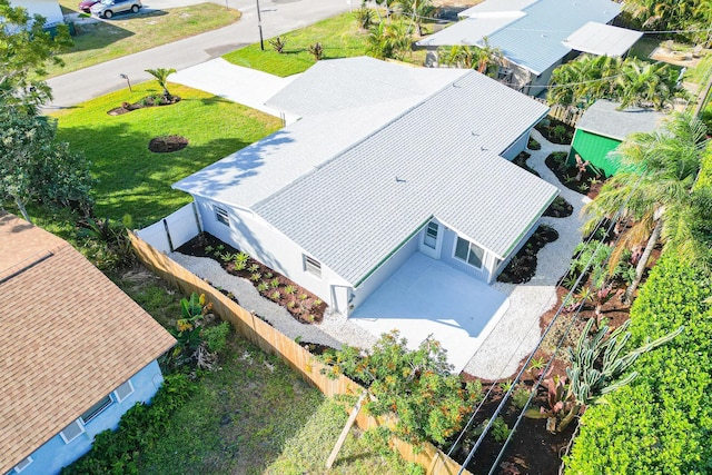 view of subject property