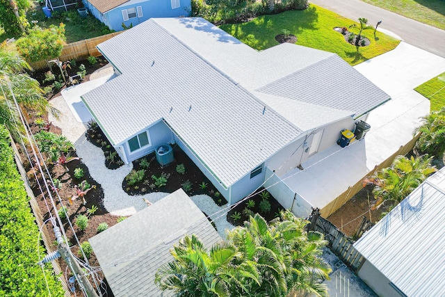 aerial view of property and surrounding area