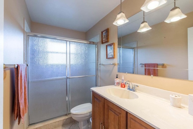 13045 Albright Ct Unit 12, Wellington, FL 33414 - full bath featuring a shower stall, vanity, and toilet