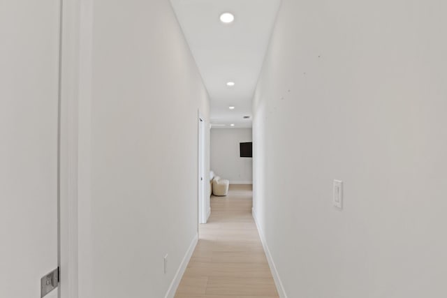 5830 SW 51st Ter, Miami, FL 33155 - hallway featuring baseboards and recessed lighting