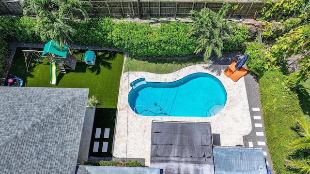 5830 SW 51st Ter, Miami, FL 33155 - view of pool with a fenced backyard