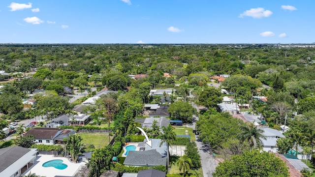 5830 SW 51st Ter, Miami, FL 33155 - aerial perspective of suburban area with a pool
