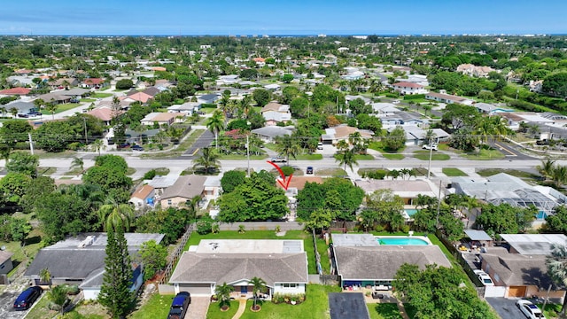 2425 S Florida Mango Rd, West Palm Beach, FL 33406 - aerial view of property and surrounding area with nearby suburban area