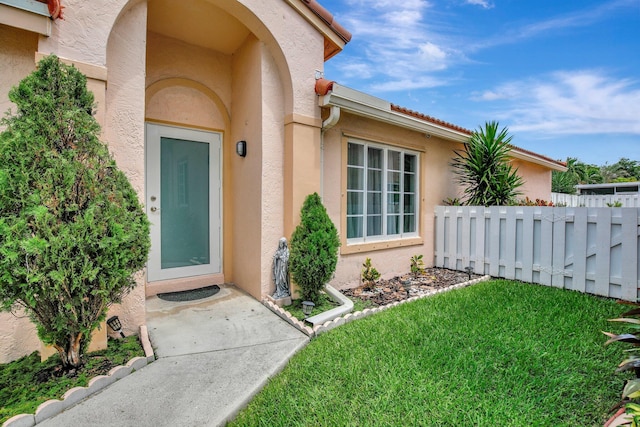 1266 NW 126th Ter, Sunrise, FL 33323 - property entrance with stucco siding