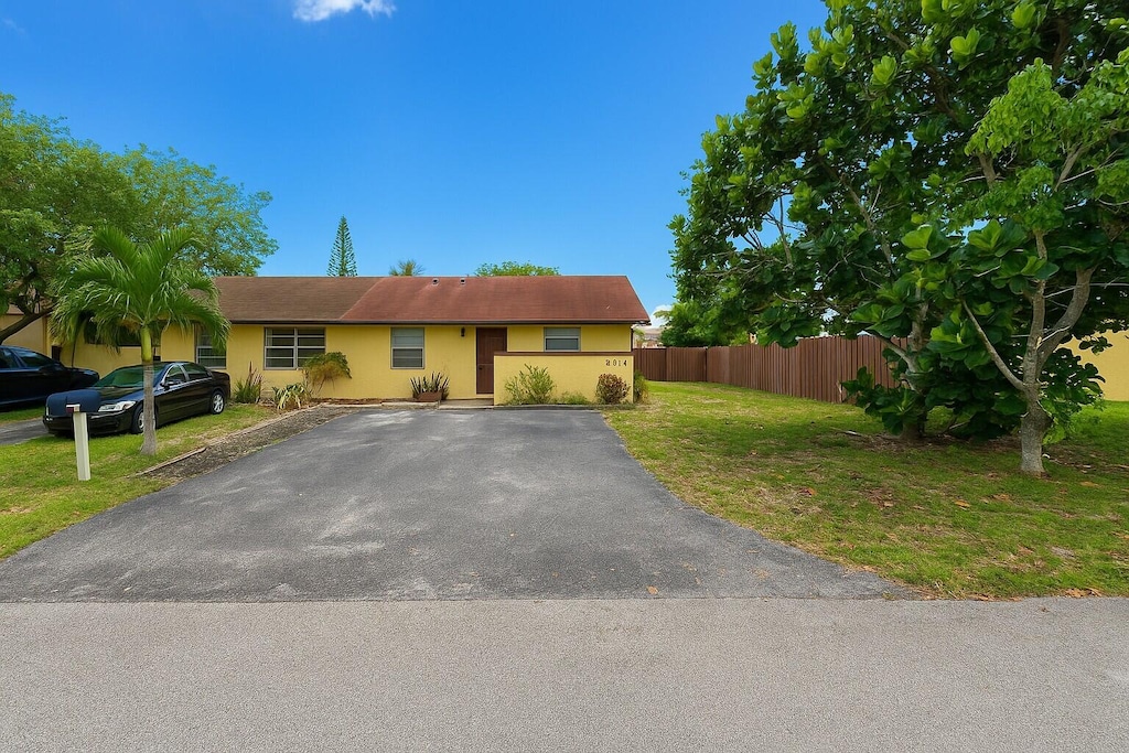 4314 NW 6th Ave, Deerfield Beach, FL 33064 - view of front of house with stucco siding