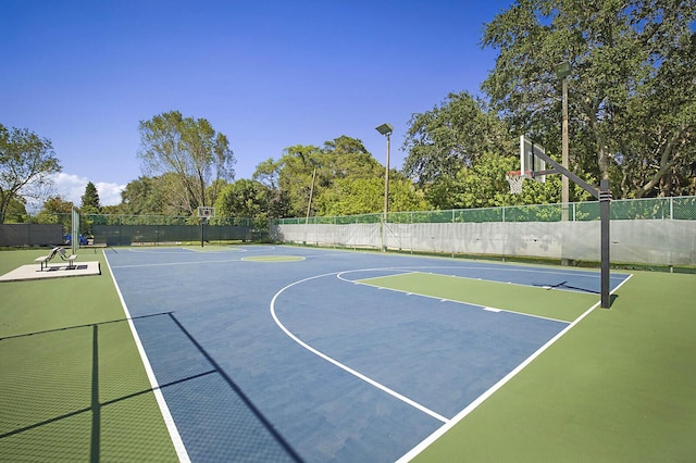 5936 Morningstar Cir Unit 201, Delray Beach, FL 33484 - view of basketball court with community basketball court and fence