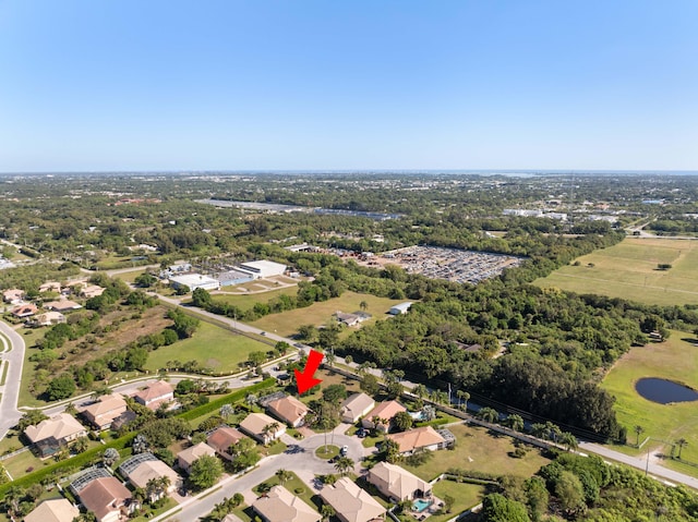 1629 SE Tradition Trce, Stuart, FL 34997 - aerial view of property's location featuring nearby suburban area and a large body of water