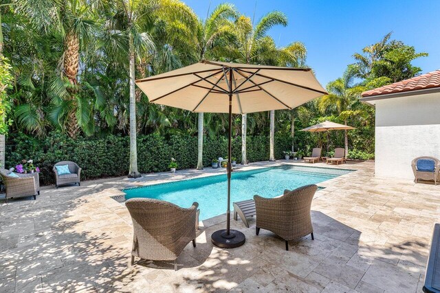 12209 Boca Reserve Ln, Boca Raton, FL 33428 - view of swimming pool with a patio area