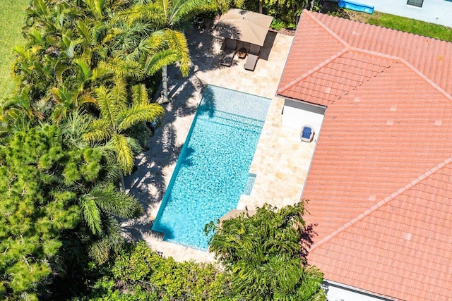 12209 Boca Reserve Ln, Boca Raton, FL 33428 - view from above of property featuring a pool area