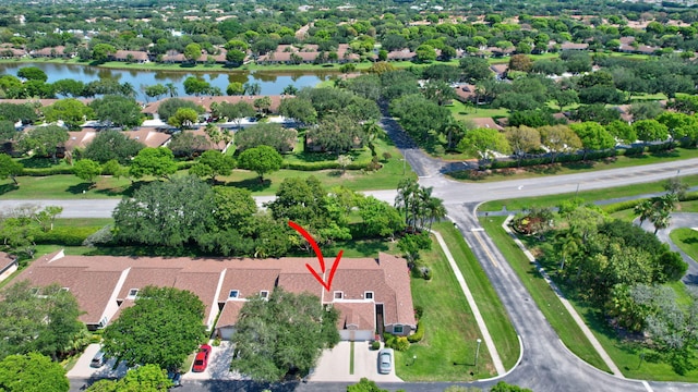 8269 Springtree Rd, Boca Raton, FL 33496 - aerial overview of property's location featuring a large body of water and nearby suburban area