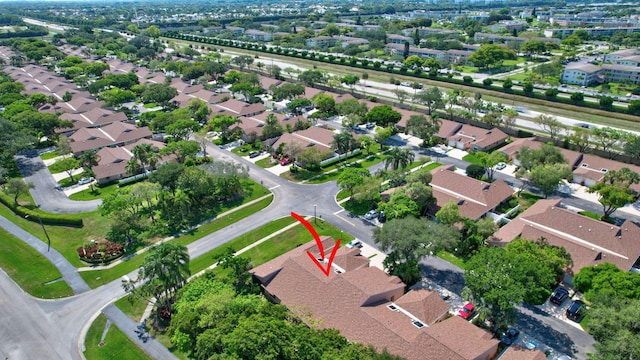 8269 Springtree Rd, Boca Raton, FL 33496 - aerial view of property's location with nearby suburban area