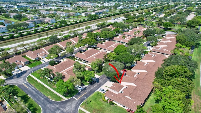 8269 Springtree Rd, Boca Raton, FL 33496 - aerial overview of property's location with nearby suburban area