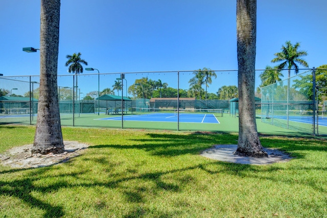 8269 Springtree Rd, Boca Raton, FL 33496 - view of tennis court