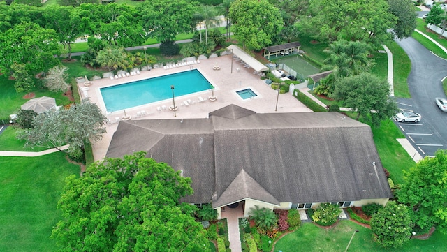 8269 Springtree Rd, Boca Raton, FL 33496 - view of subject property with a pool
