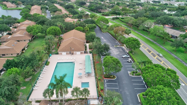 8269 Springtree Rd, Boca Raton, FL 33496 - aerial view of property and surrounding area with a pool