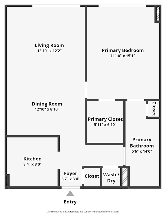 550 Okeechobee Blvd Unit 821, West Palm Beach, FL 33401 - floor plan / room layout