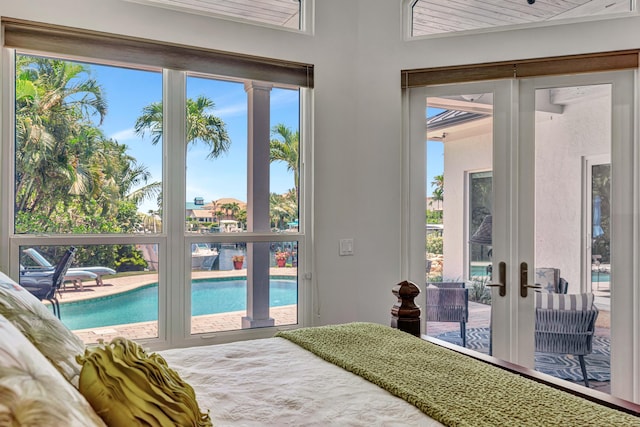 506 Corsair Dr, North Palm Beach, FL 33408 - bedroom with french doors and access to exterior