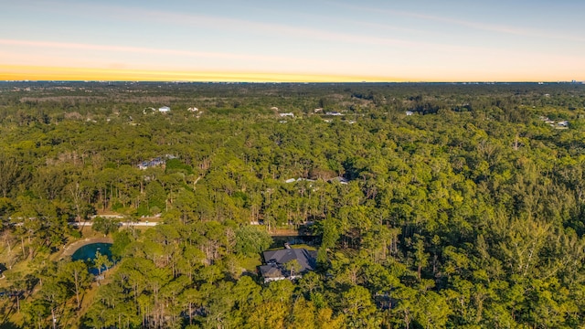 9544 Mockingbird Trl, Jupiter, FL 33478 - aerial view at dusk of a view of trees