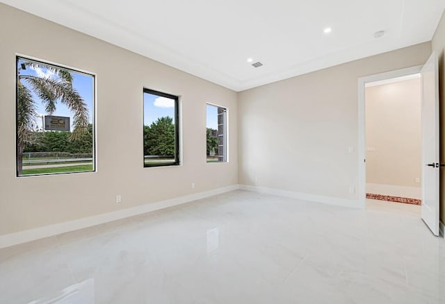 2929 Lorene Dr, Palm Springs, FL 33461 - empty room featuring baseboards, recessed lighting, and light tile patterned floors