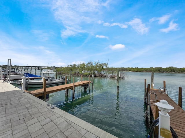 350 Beach Rd Unit 503, Tequesta, FL 33469 - dock area with a water view