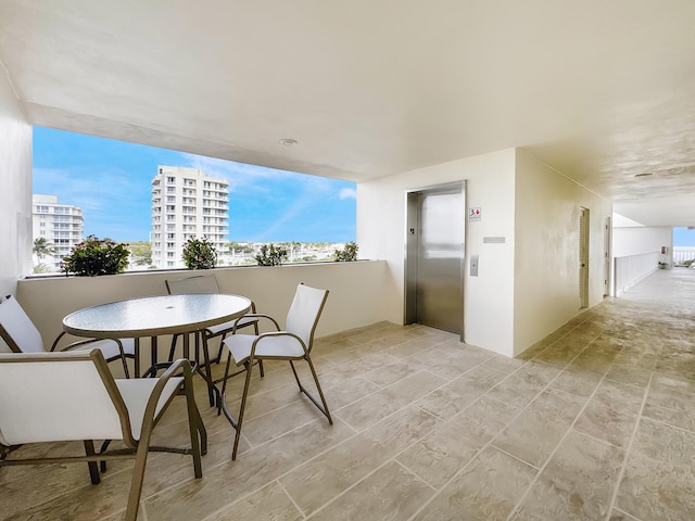 350 Beach Rd Unit 503, Tequesta, FL 33469 - balcony featuring elevator