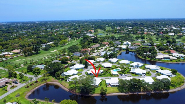 5 Slash Pine Dr, Boynton Beach, FL 33436 - view of property location with a large body of water, nearby suburban area, and a golf course