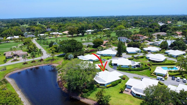 5 Slash Pine Dr, Boynton Beach, FL 33436 - aerial view of residential area with a nearby body of water