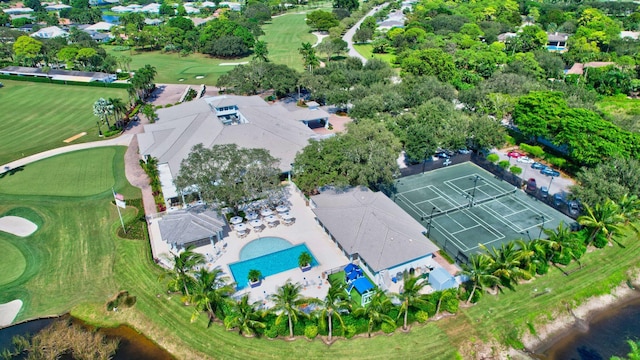 5 Slash Pine Dr, Boynton Beach, FL 33436 - aerial overview of property's location with a golf club